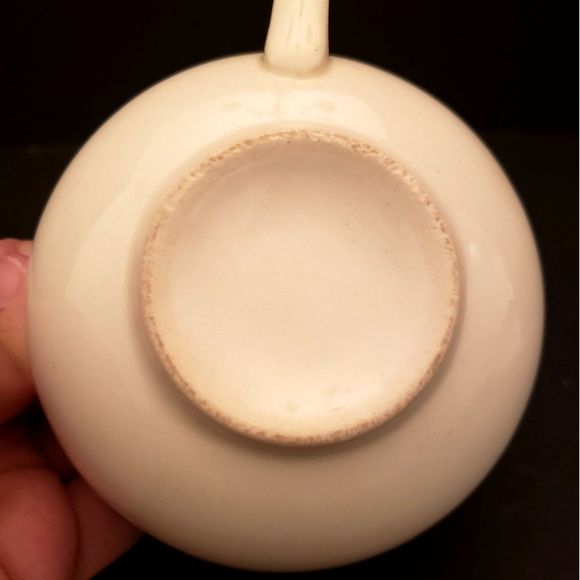 American Rose Cups Saucers Paden City Pottery Pink Roses Gold Vintage 4 sets - Picture 9 of 16